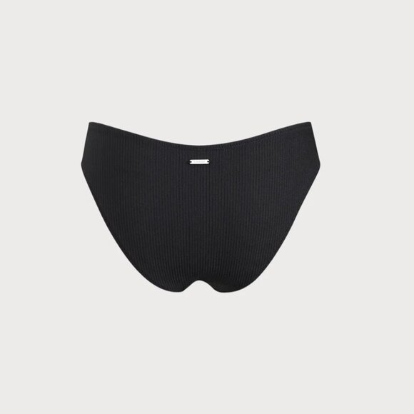 Berlook Black Ribbed Ruched Bikini Bottom ONLY 67 - Picture 6 of 8